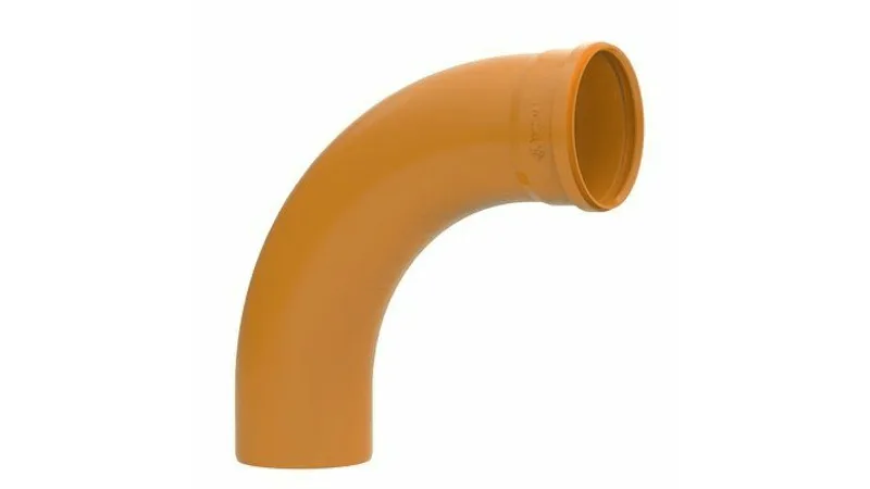 Curva PVC Curta Esgoto Ocre