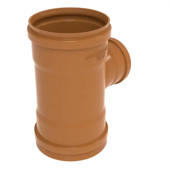 Tê PVC Esgoto Ocre